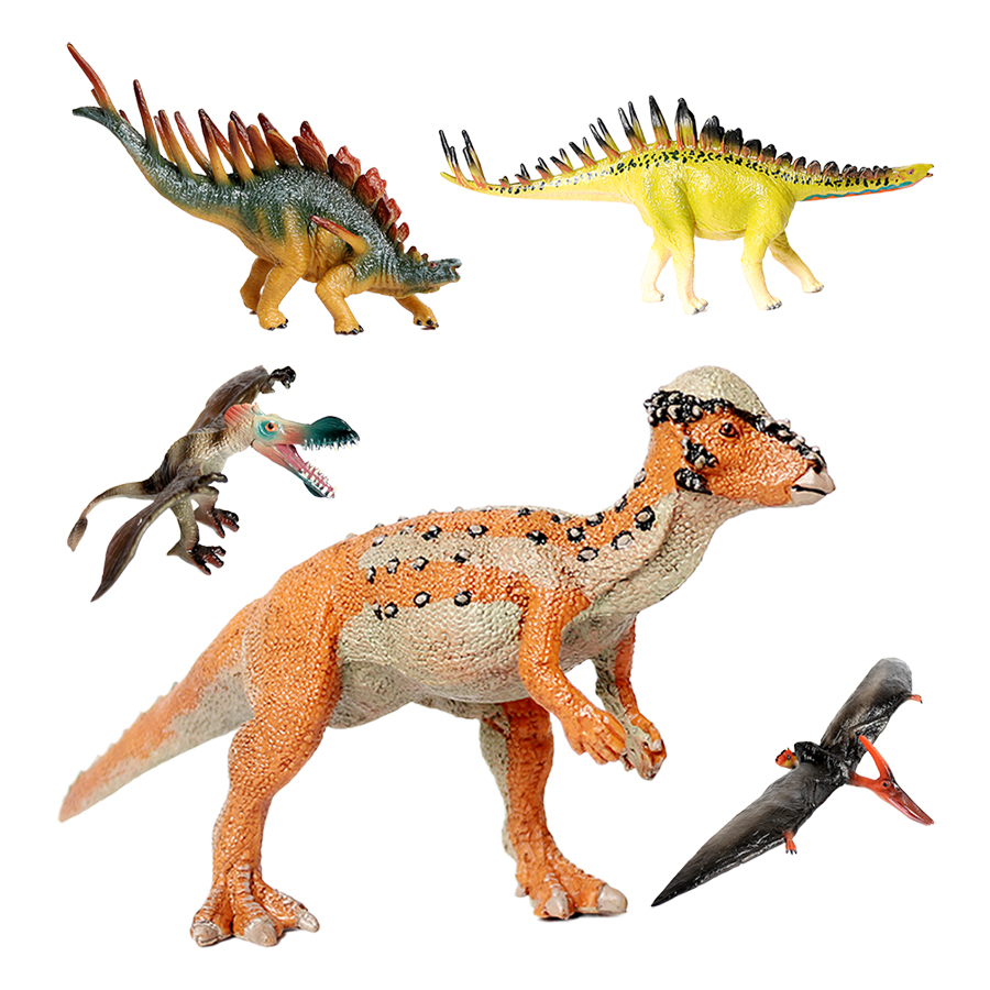 Kids Toys Reviews - Plastikowe figurki prehistorycznych dinozaurów, zabawka: Spinozaur,
