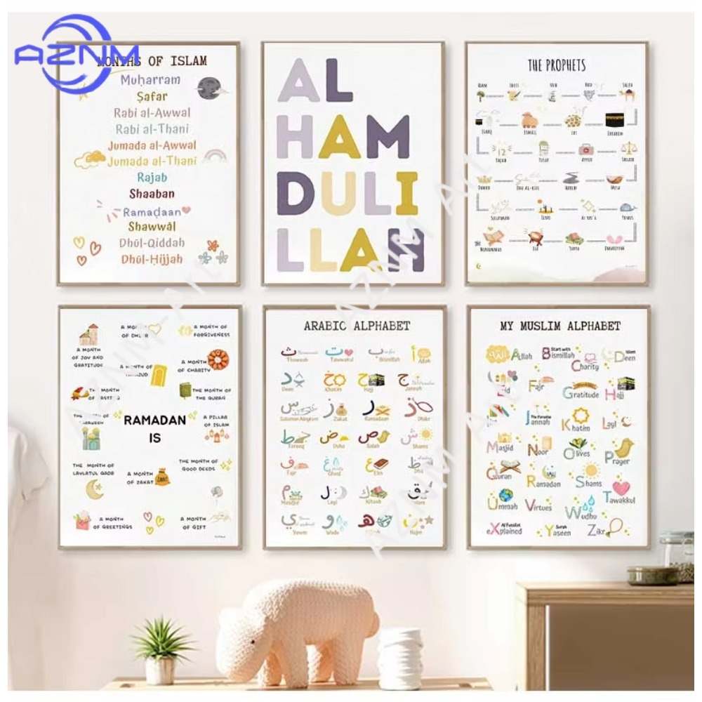 1/6 szt. Islamski Muzułmański  – Kids Quran Toys recenzja i cena